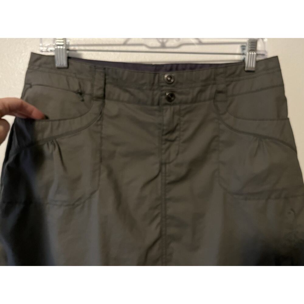 Rei Womens Green A-Line Embroidered Skirt Size 6 Pockets Outdoor Camping Hiking - Picture 3 of 11